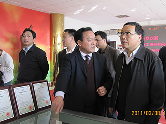 省政協(xié)副主席、省委組織部常務(wù)副部長武吉海先生一行蒞臨我公司視察指導(dǎo)工作